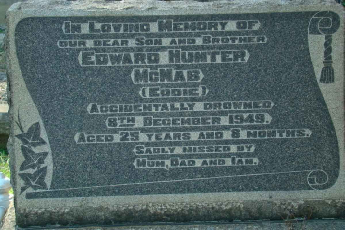 McNAB Edward Hunter -1949