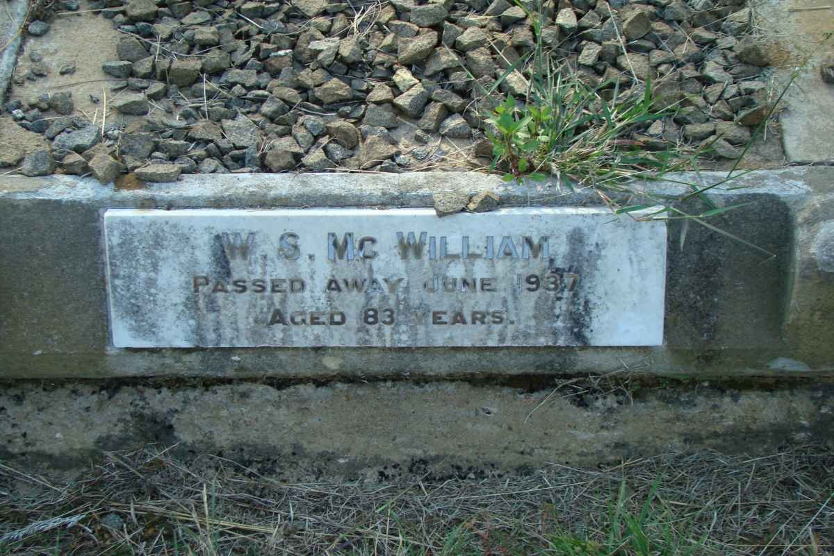 McWILLIAM W.S. -1937