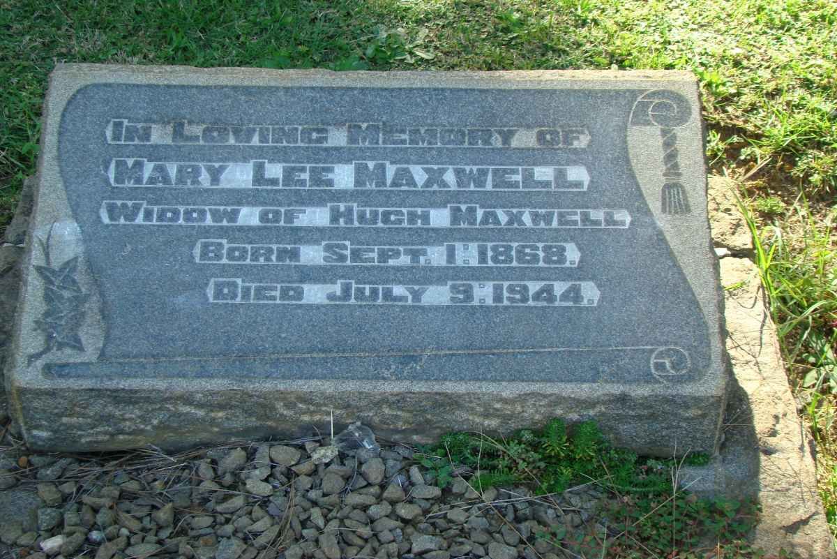 MAXWELL Mary Lee 1868-1944