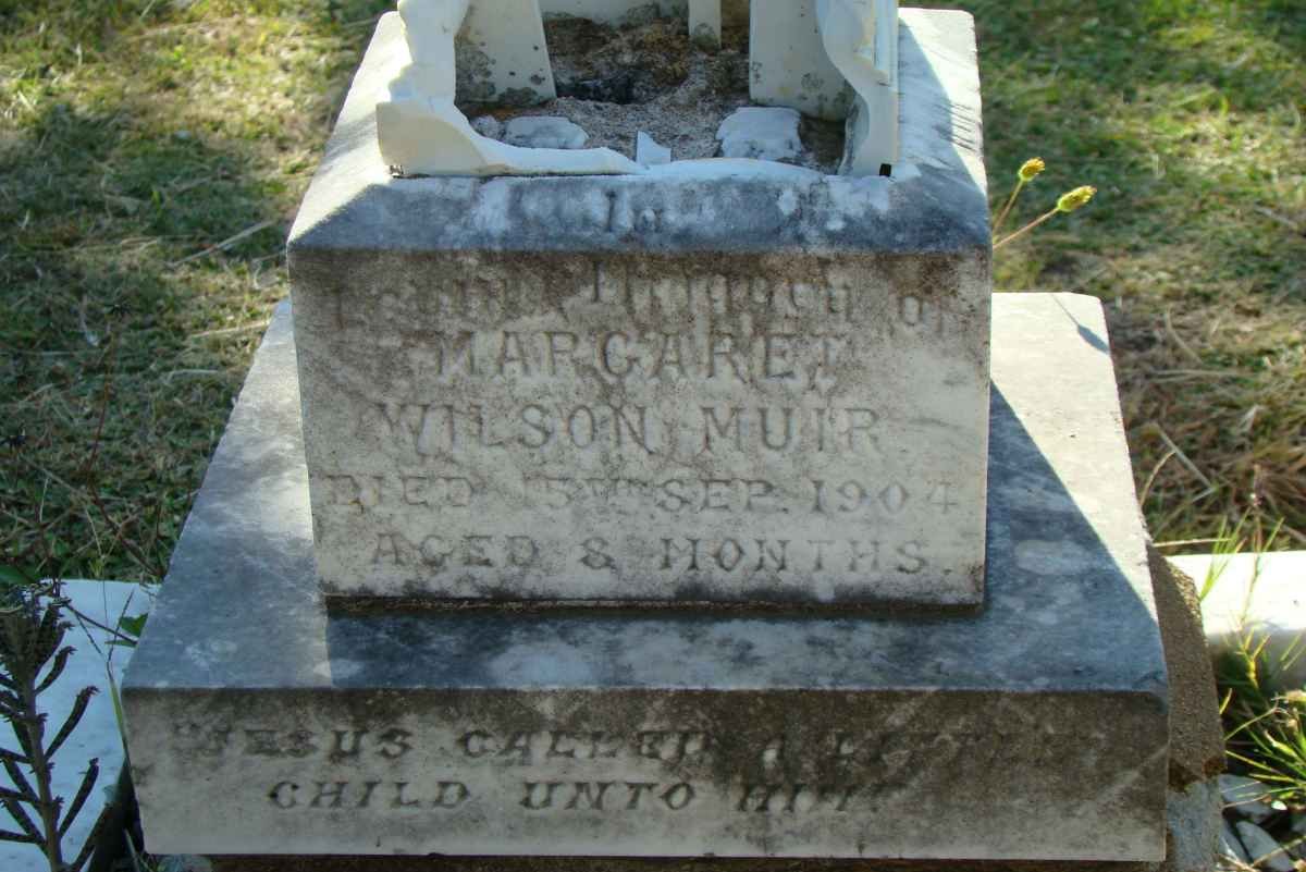 MUIR Margaret Wilson -1904