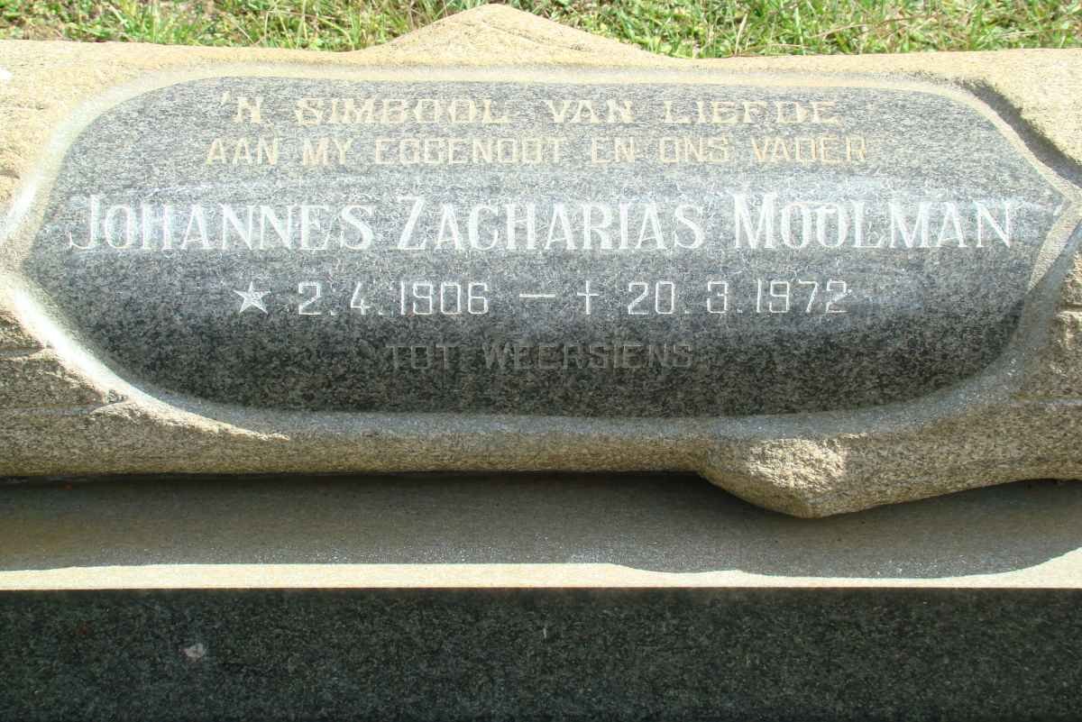 MOOLMAN Johannes Zacharias 1906-1972
