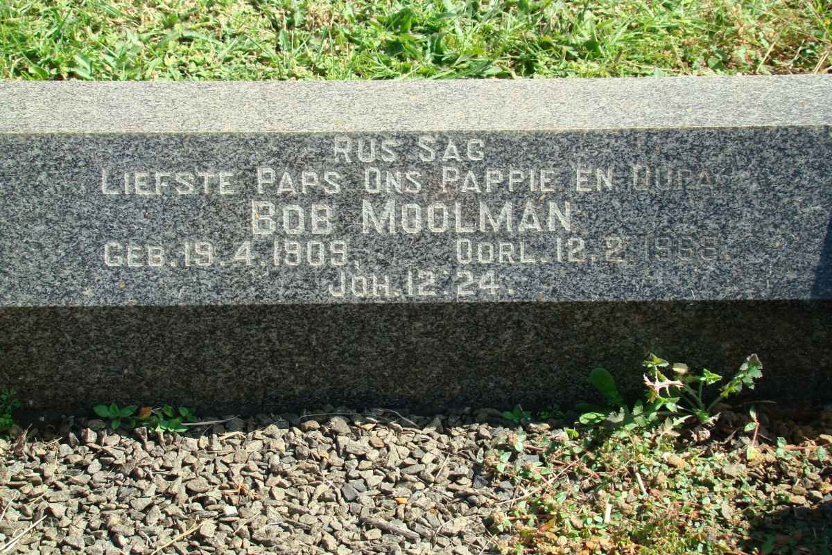 MOOLMAN Bob 1909-1963