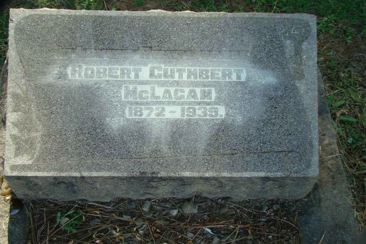 McLAGAN Robert Cuthbert 1872-1939