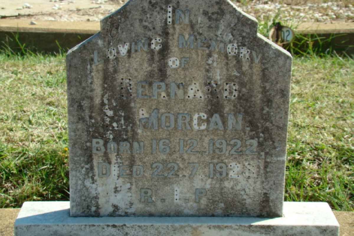 MORGAN Bernard 1922-1923