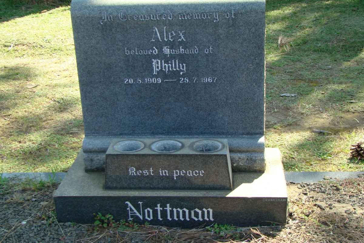 NOTTMAN Alex 1909-1967