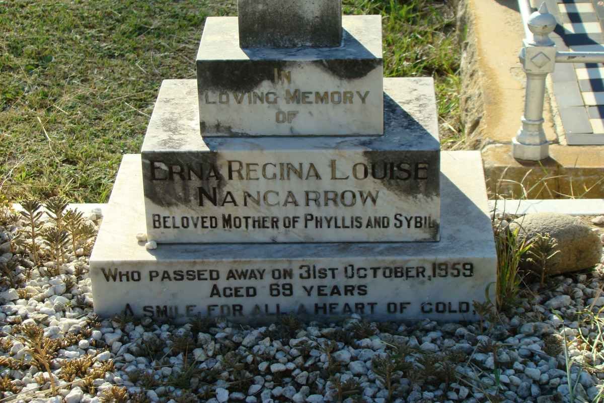 NANCARROW Erna Regina Louise -1959