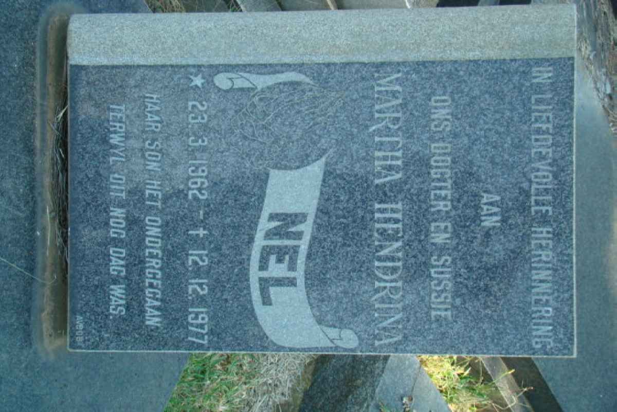 NEL Martha Hendrina 1962-1977