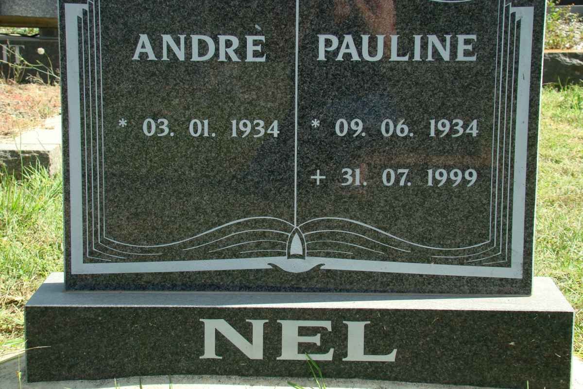 NEL Andre 1934- &amp; Pauline 1934-1999