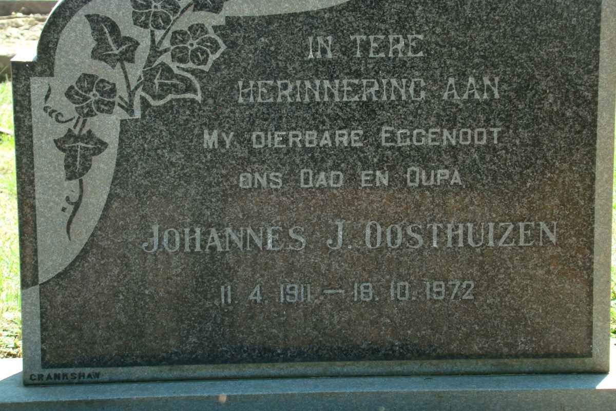 OOSTHUIZEN Johannes J. 1911-1972