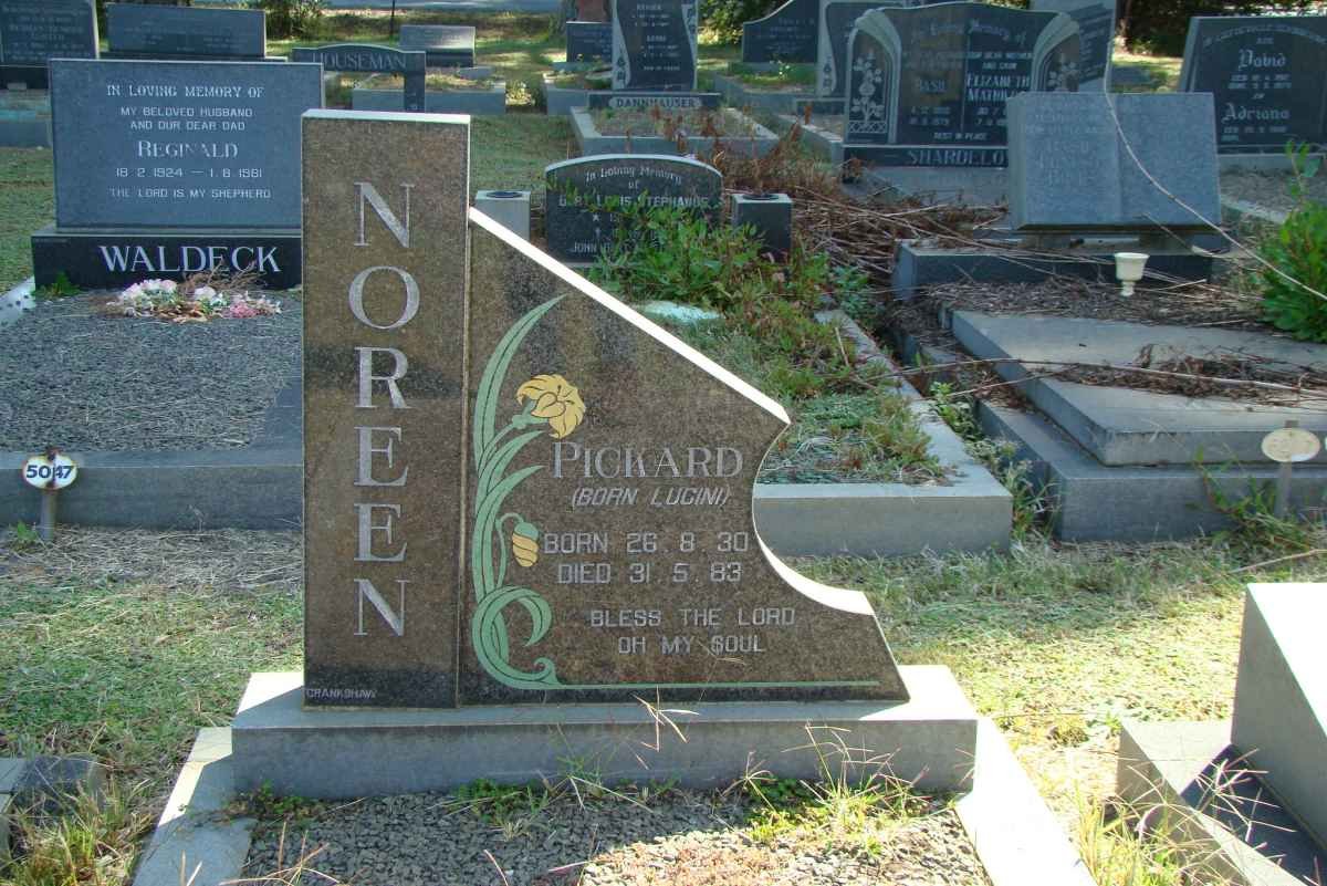 PICKARD Noreen nee LUCINI 1930-1983