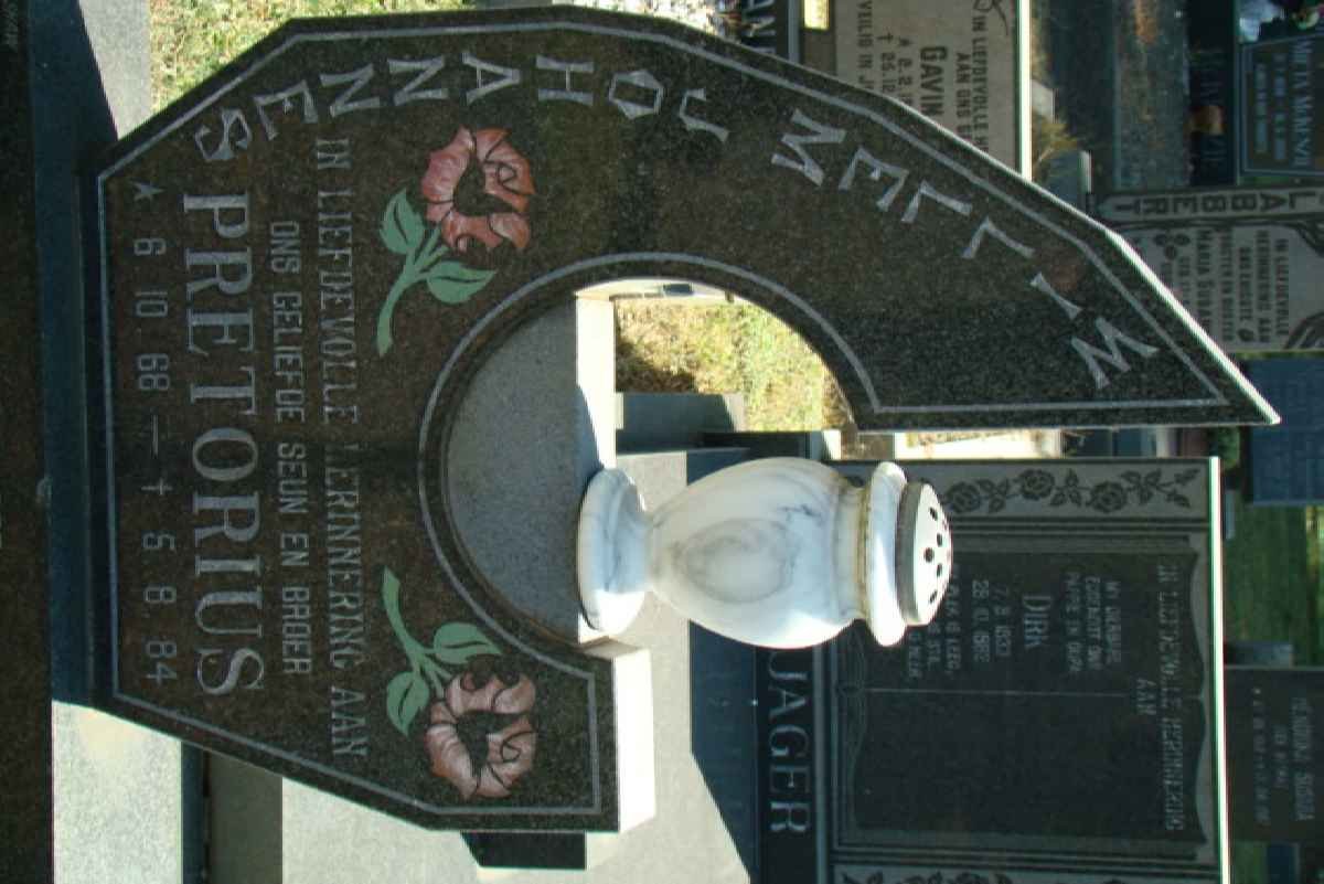 PRETORIUS Willem Johannes 1968-1984