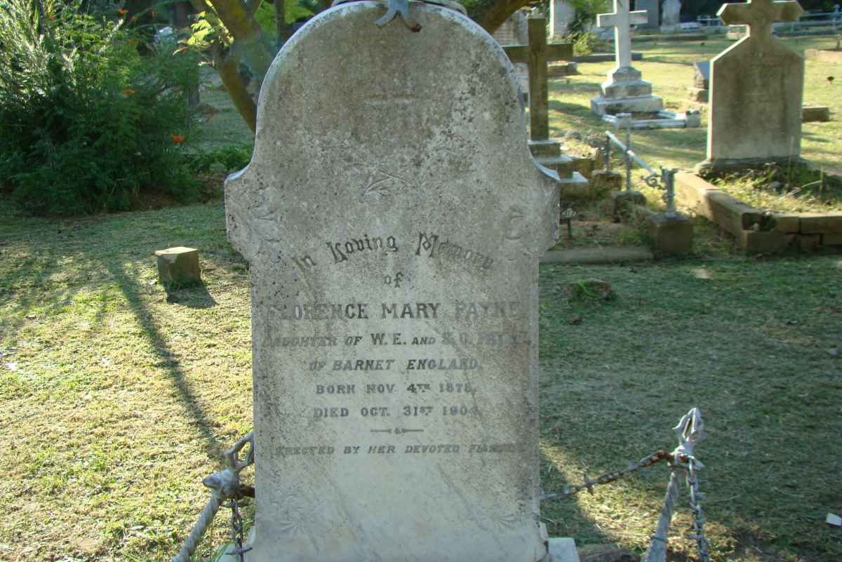 PAYNE Florence Mary 1875-1904