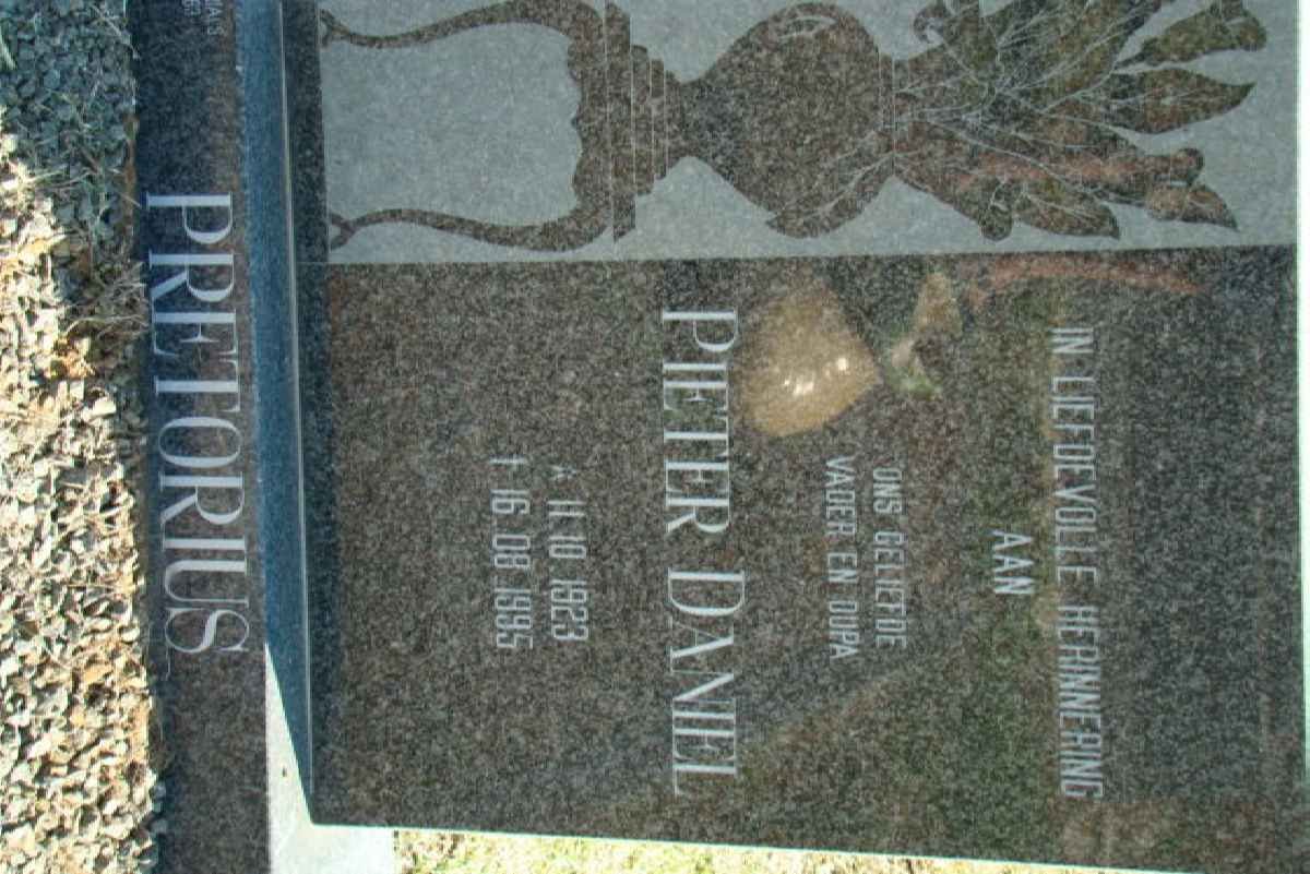 PRETORIUS Pieter Daniel 1923-1995