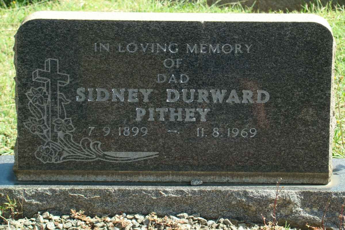PITHEY Sidney Durward 1899-1969