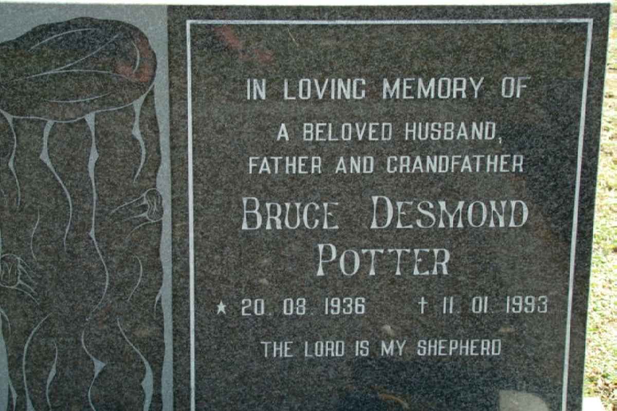 POTTER Bruce Desmond 1936-1993