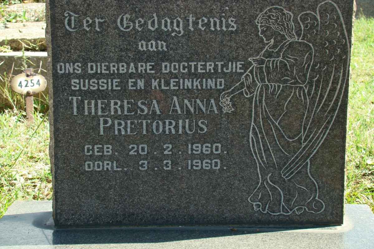 PRETORIUS Theresa Anna 1960-1960