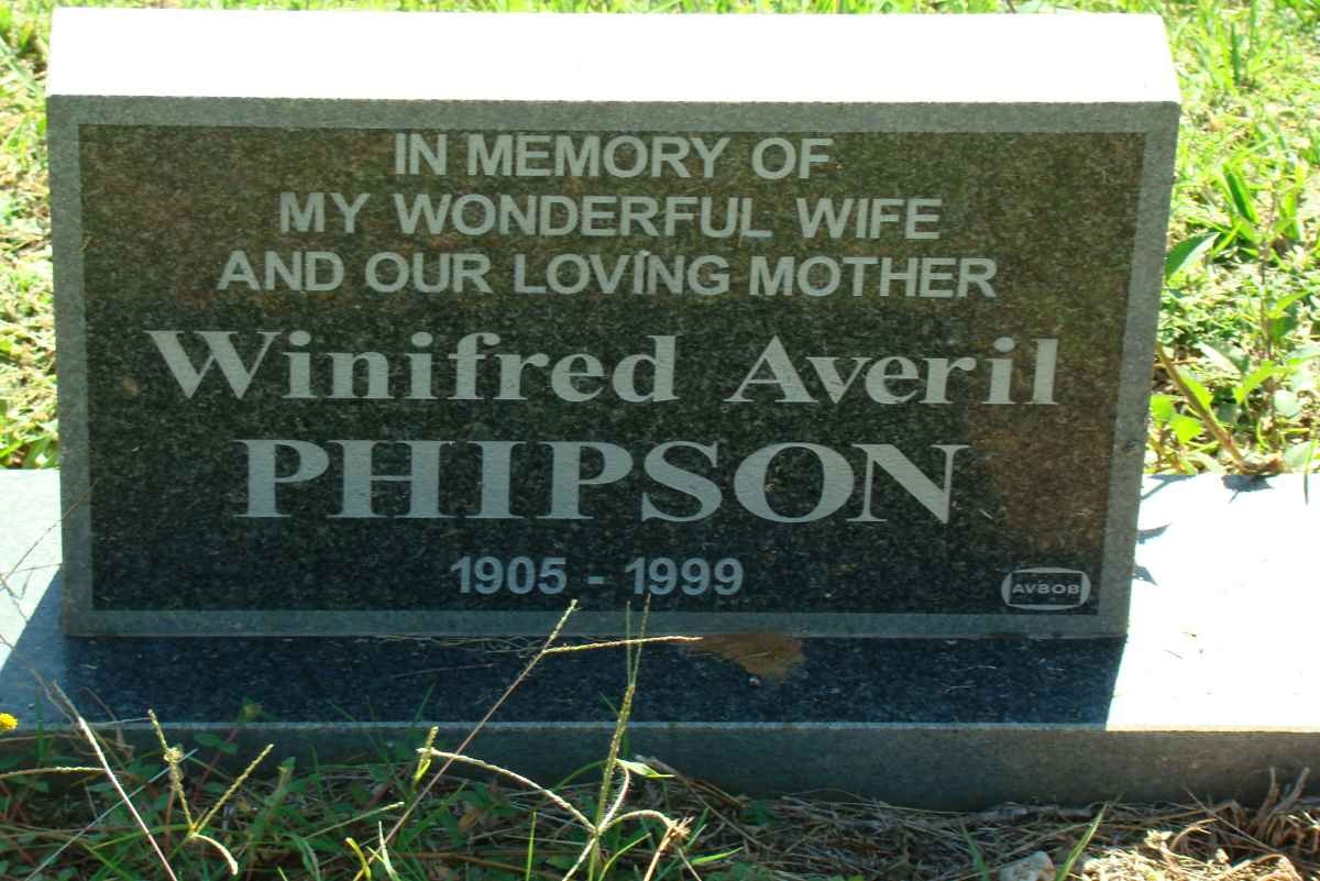 PHIPSON Winifred Averil 1905-1999