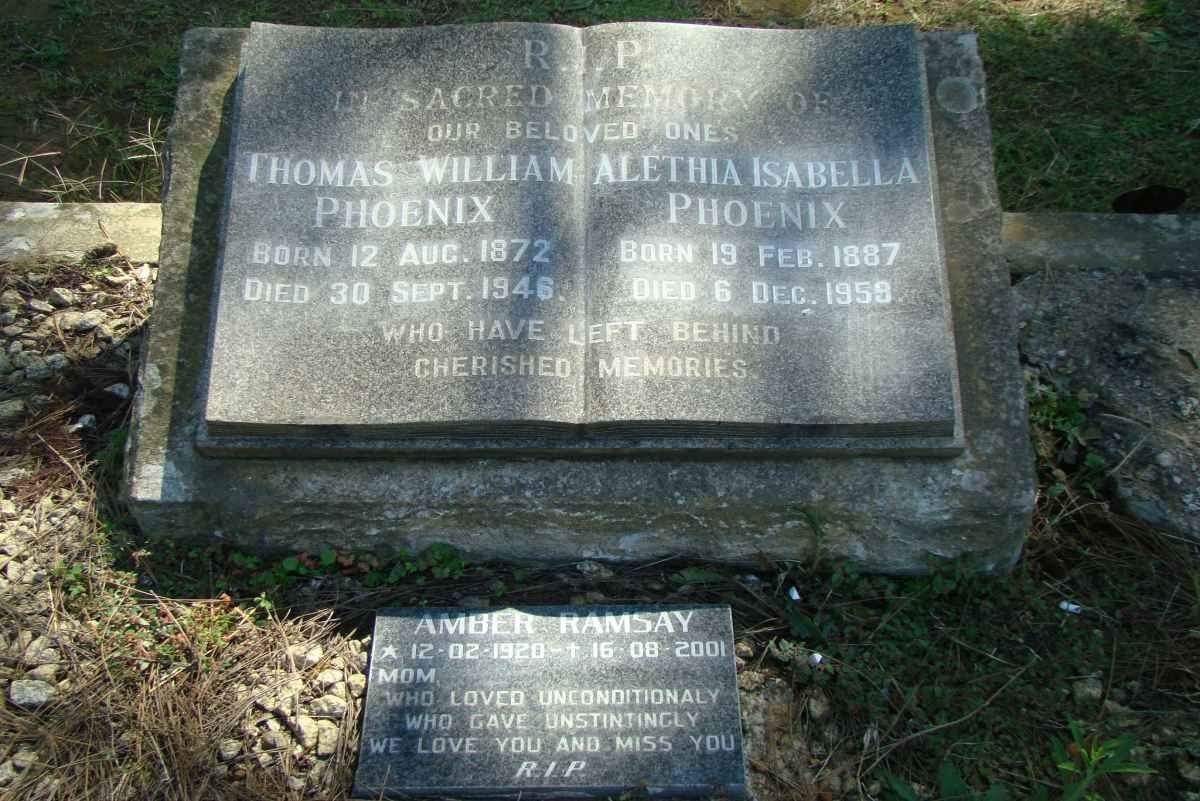 PHOENIX Thomas William 1872-1946 &amp; Alethia Isabella 1887-1959