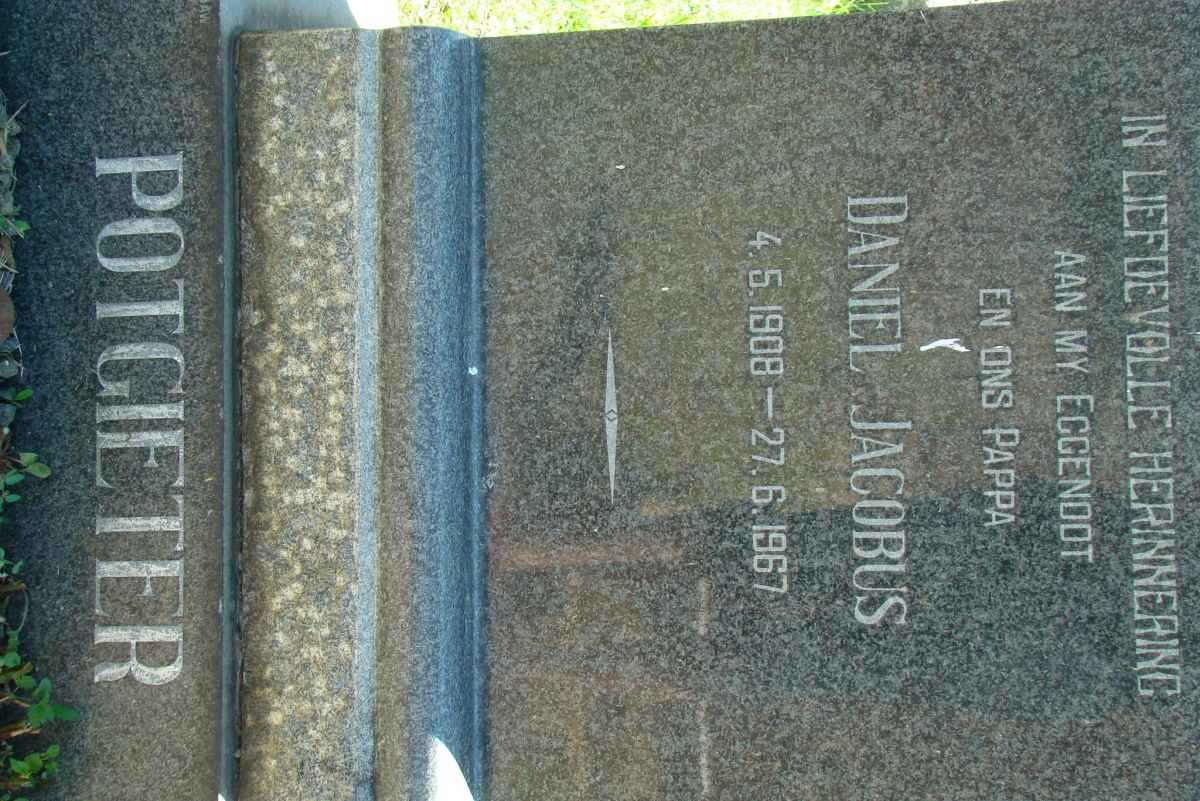 POTGIETER Daniel Jacobus 1908-1967