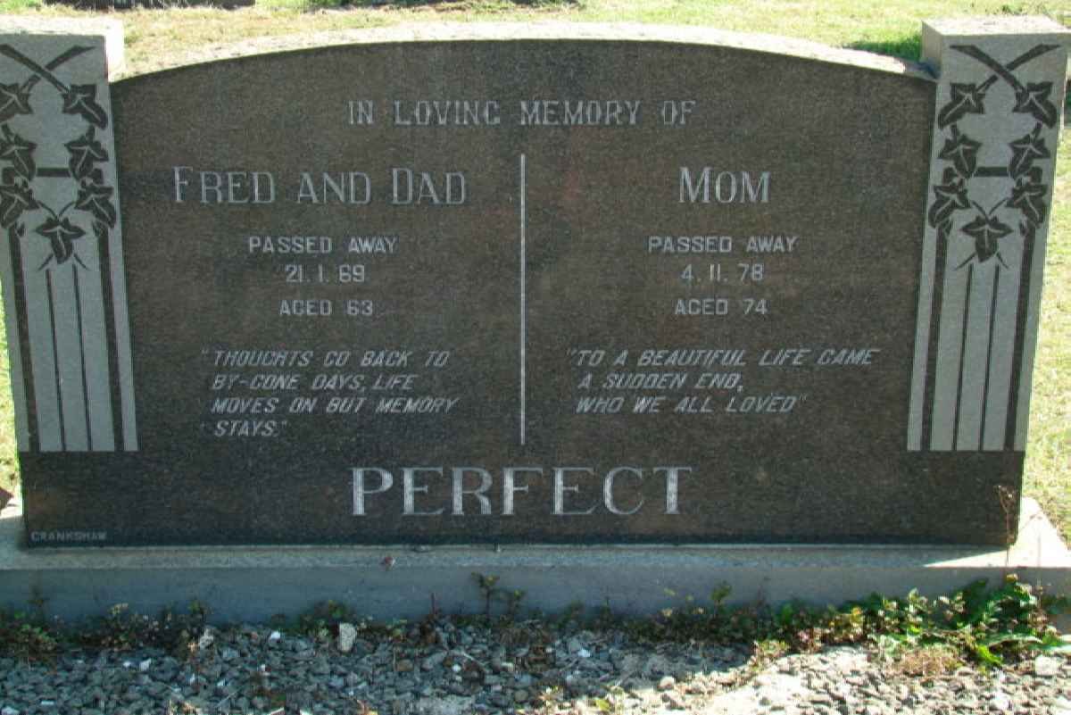 PERFECT Fred -1969 &amp; Mom -1978