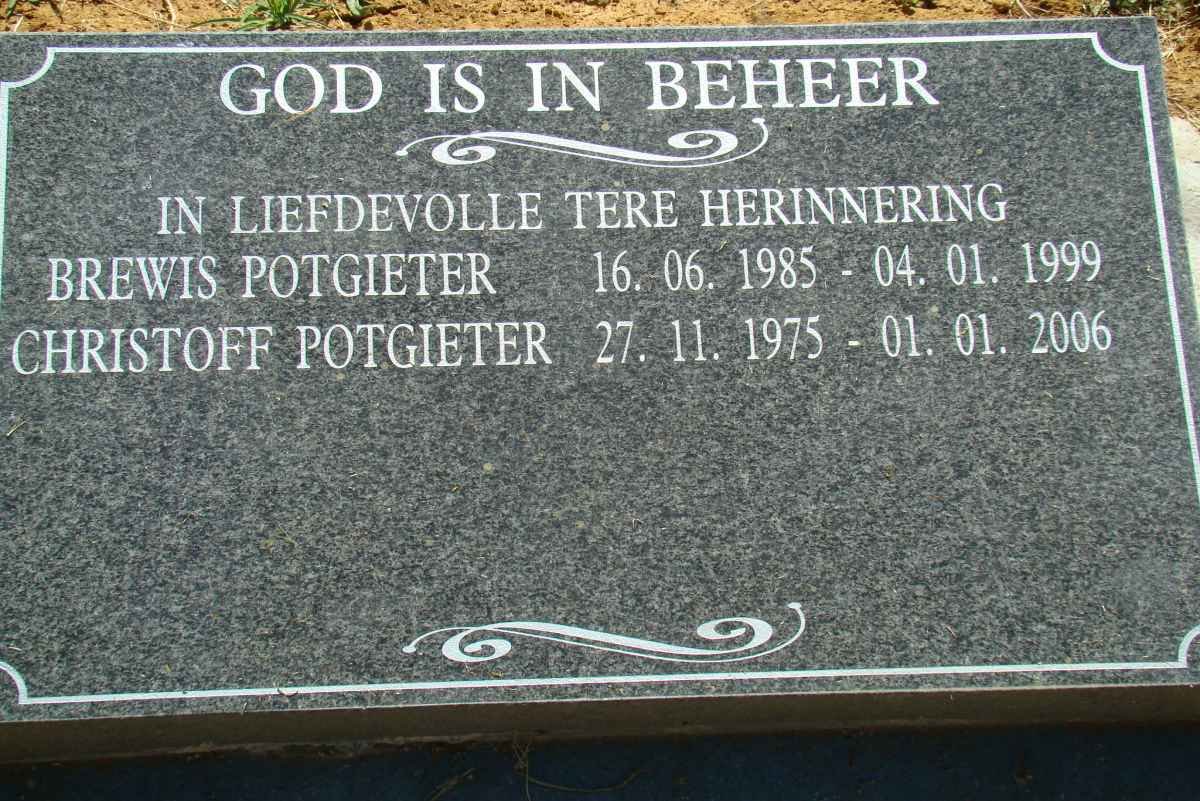 POTGIETER Brewis 1985-1999 :: POTGIETER Christoff 1975-2006