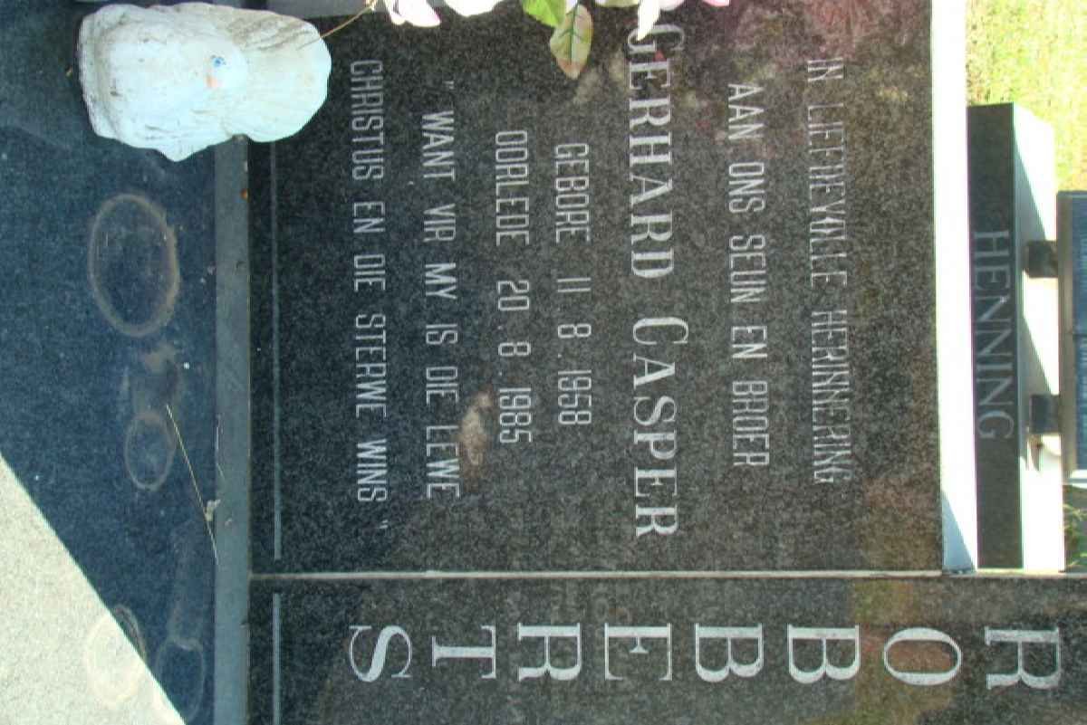 ROBBERTS Gerhard Casper 1958-1985