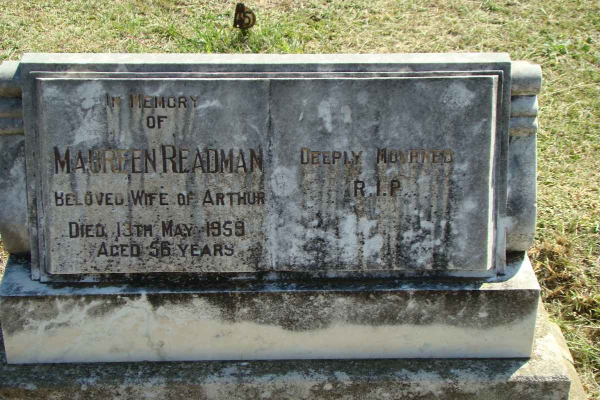 READMAN Maureen -1959