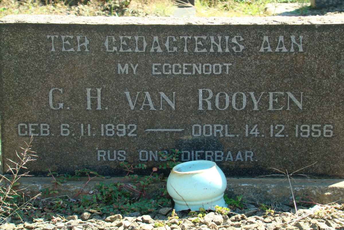ROOYEN G.H., van 1892-1956
