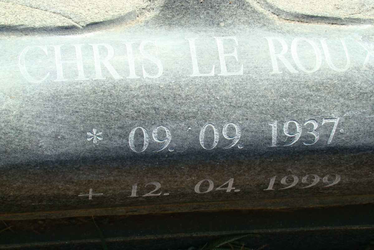 ROUX Chris, le 1937-1999