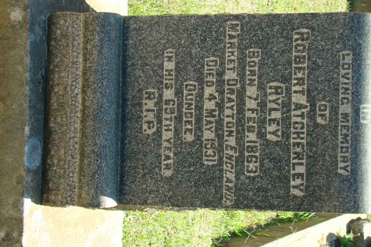 RYLEY Robert Atcherly 1863-1931