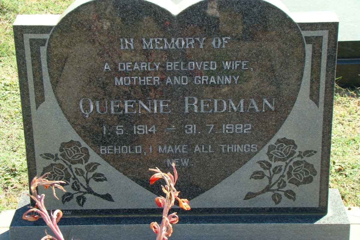 REDMAN Queenie 1914-1982