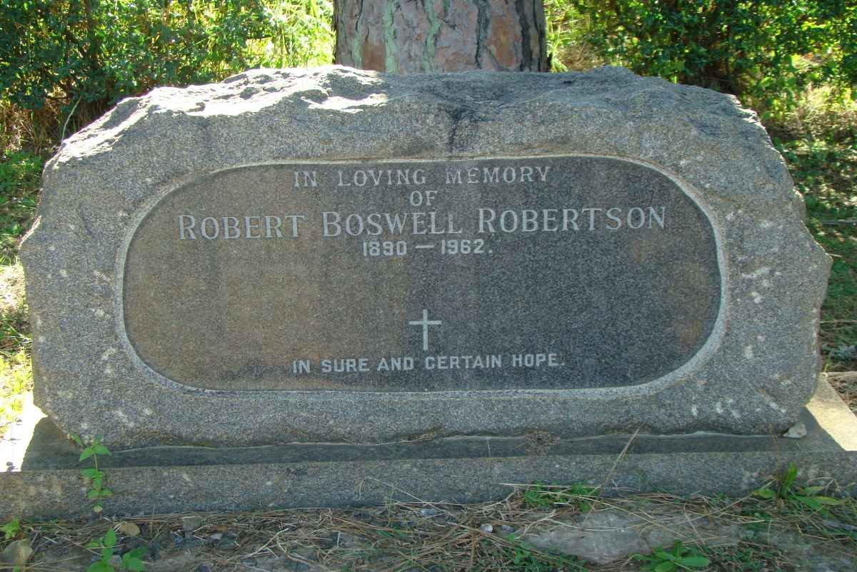 ROBERTSON Robert Boswell 1890-1962