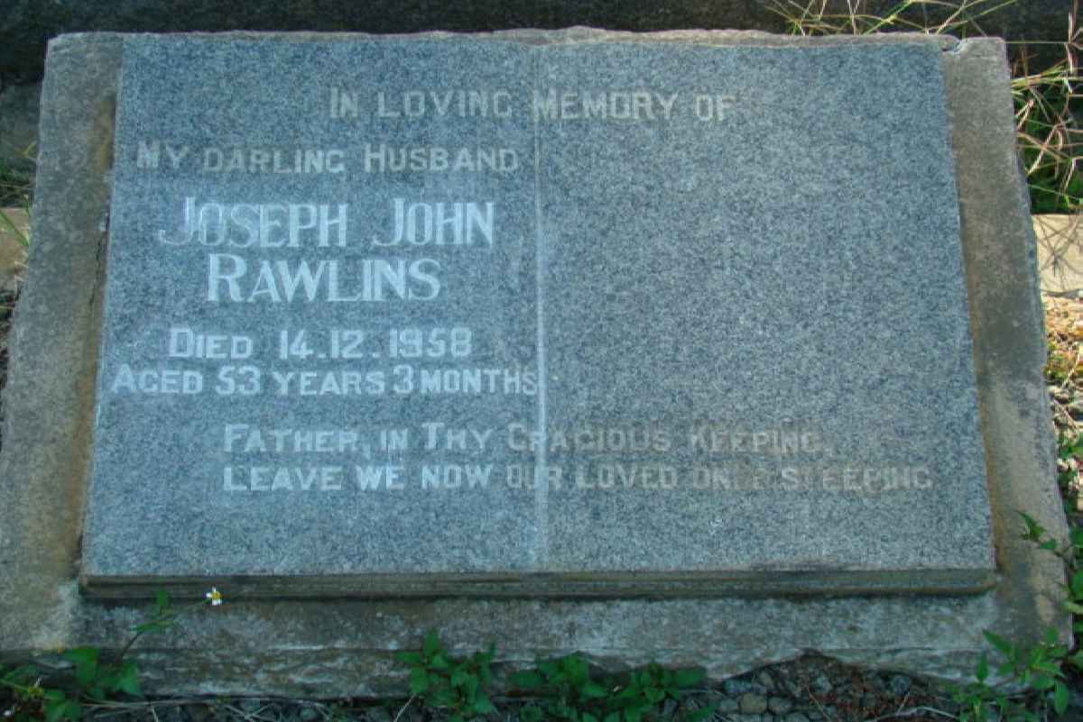 RAWLINS Joseph John -1958