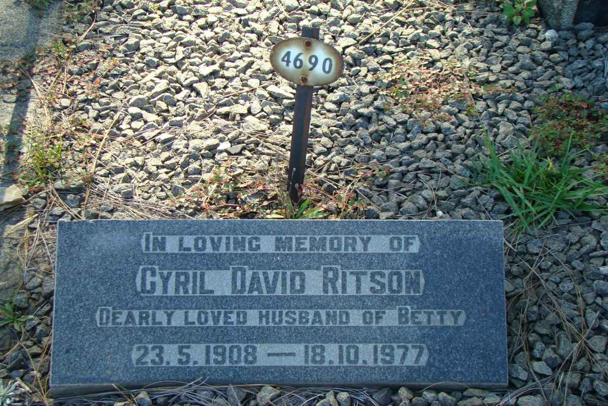 RITSON Cyril David 1908-1977