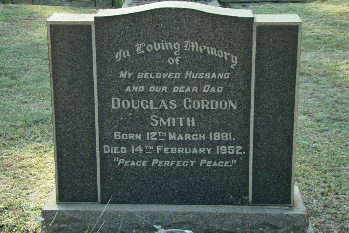 SMITH Douglas Gordon 1881-1952