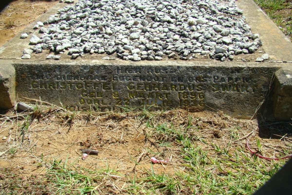 SWART Christoffel Gerhardus 1896-1936