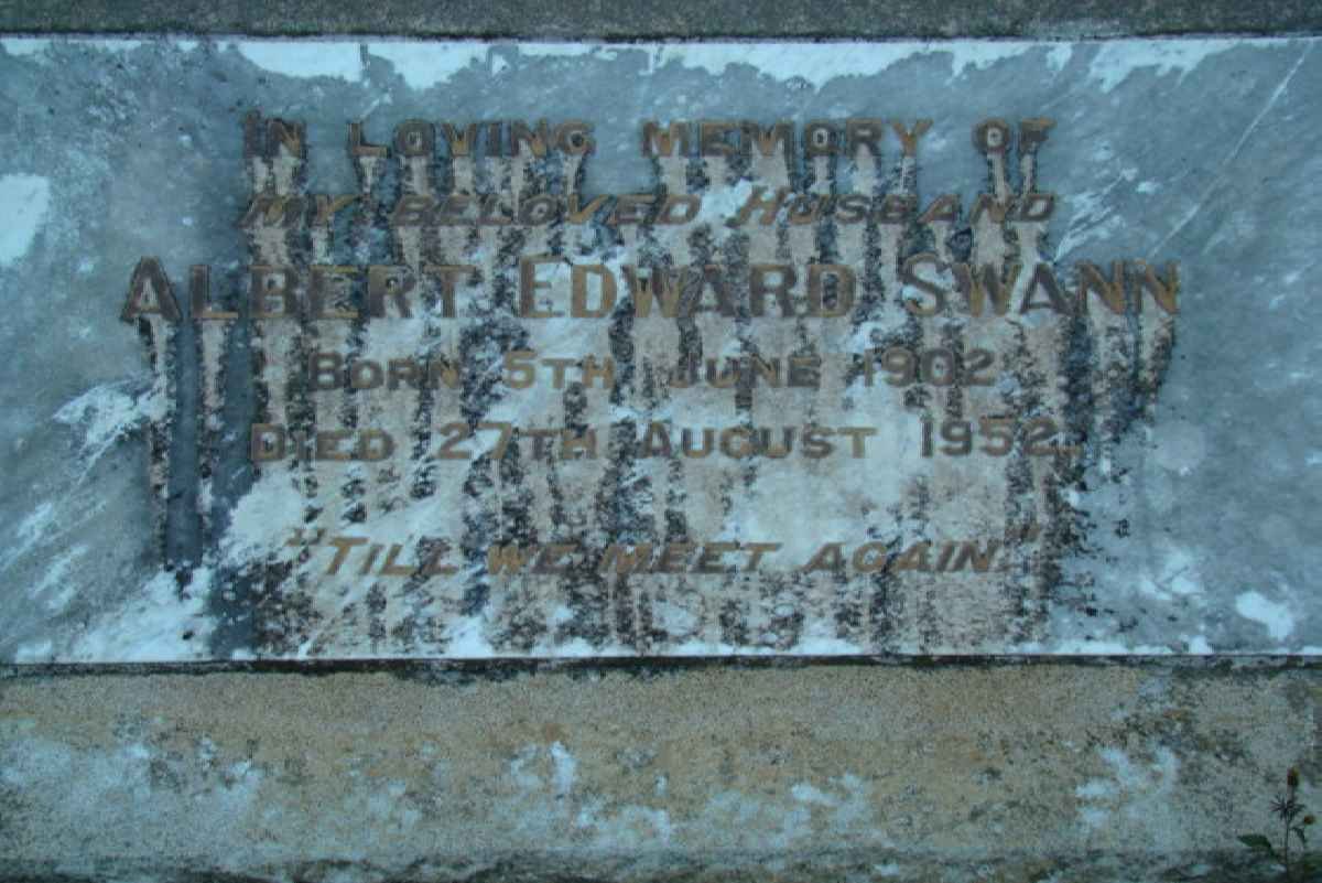 SWANN Albert Edward 1902-1952