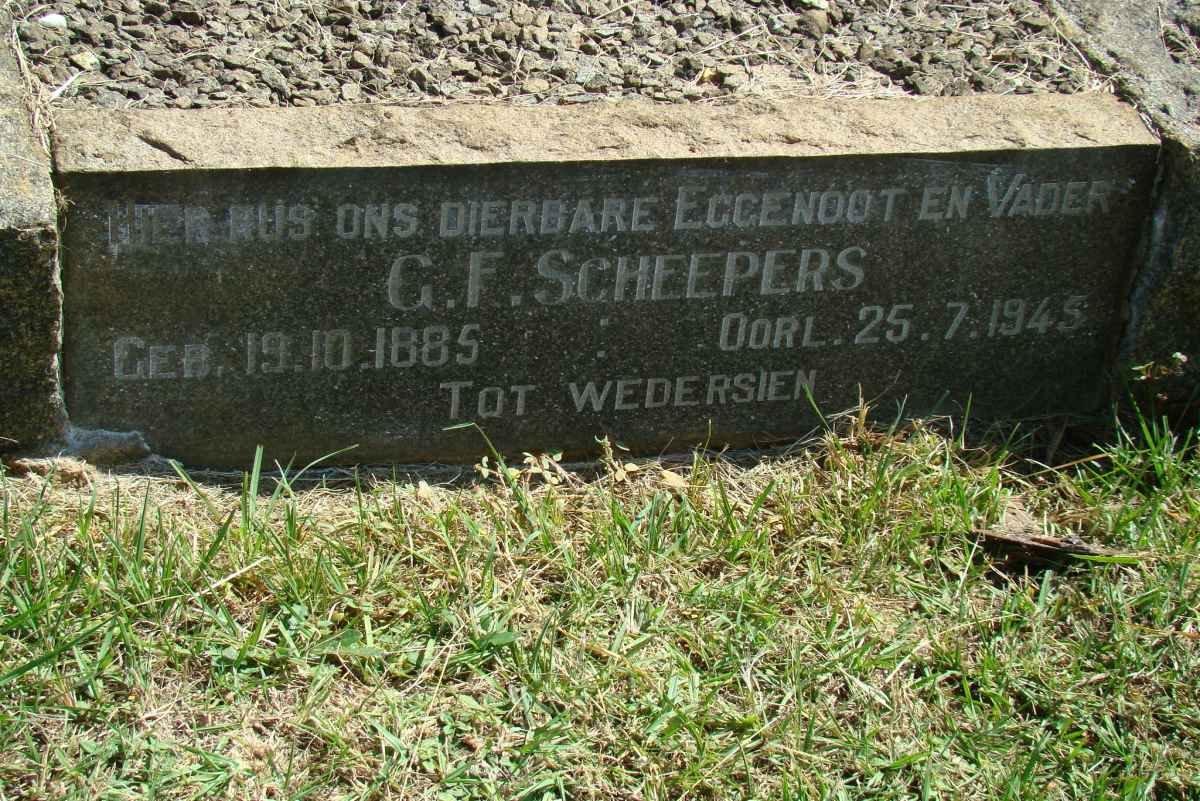SCHEEPERS G.F. 1885-1945