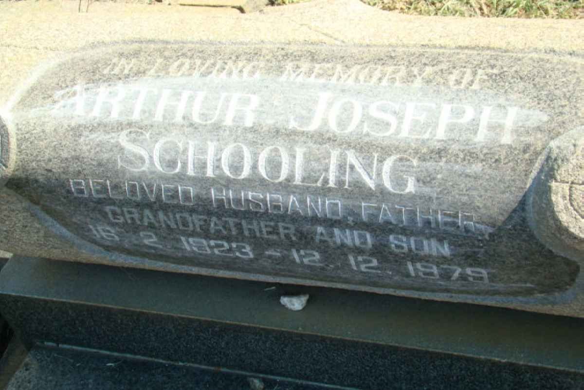 SCHOOLING Arthur Joseph 1923-1979