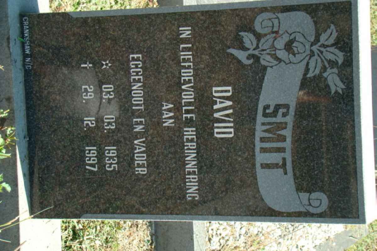 SMIT David 1935-1997