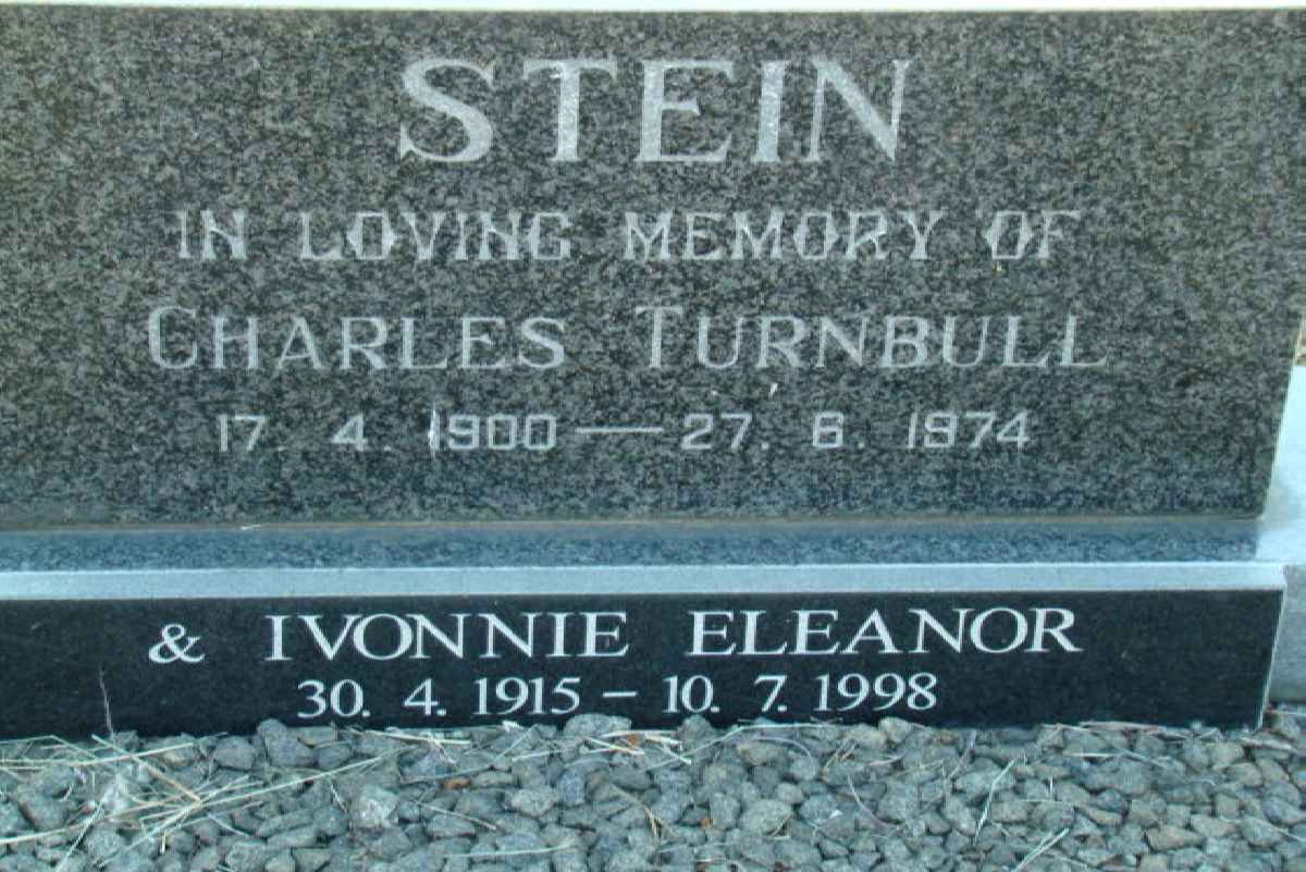 STEIN Charles Turnbull 1900-1974 &amp; Ivonnie Eleanor 1915-1998