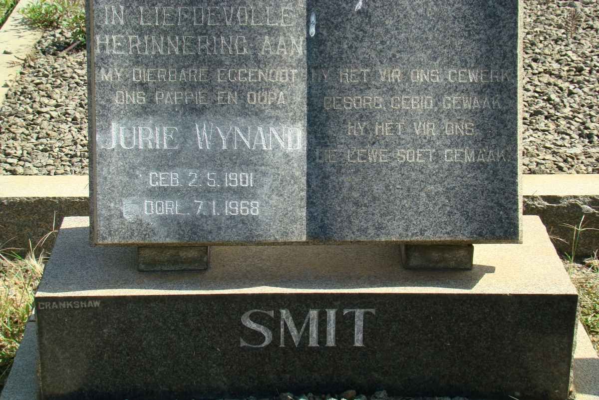 SMIT Jurie Wynand 1901-1968