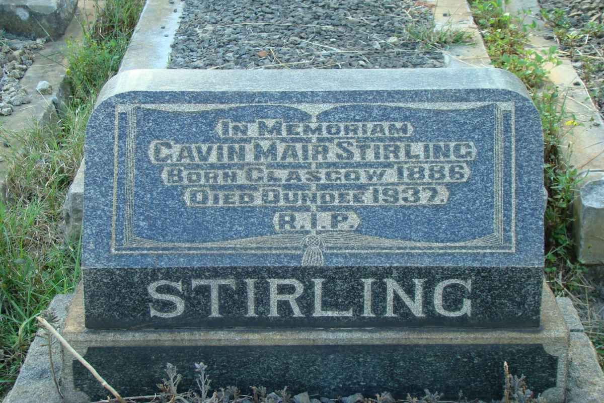 STIRLING Gavin Mair -1937
