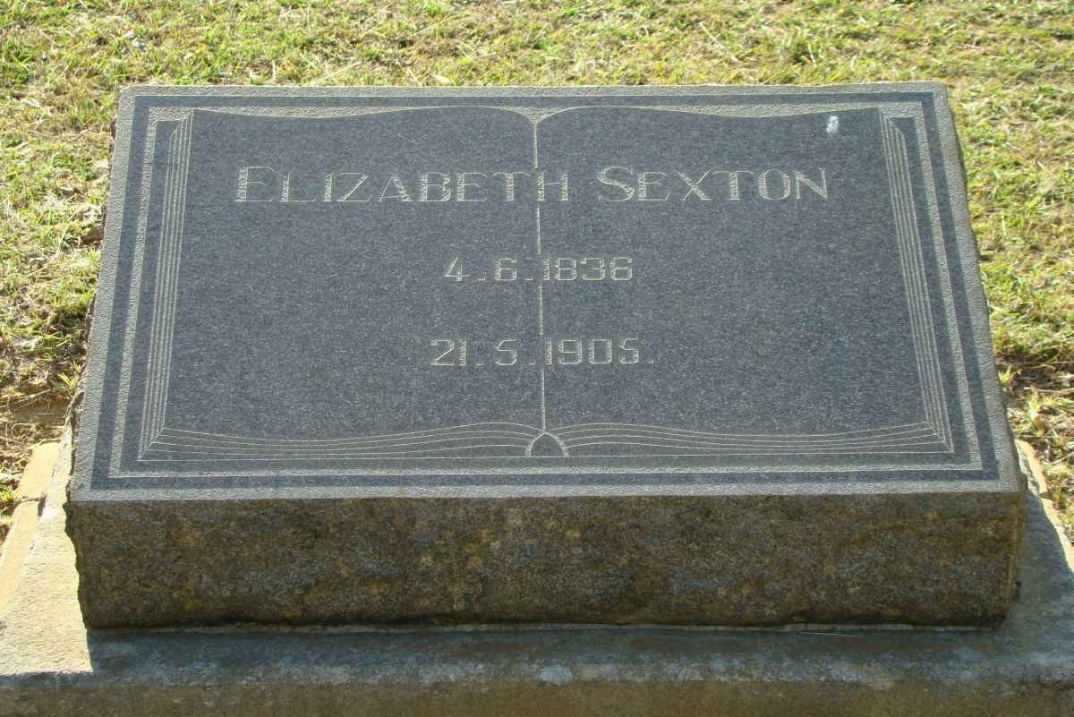 SEXTON Elizabeth 1836-1905