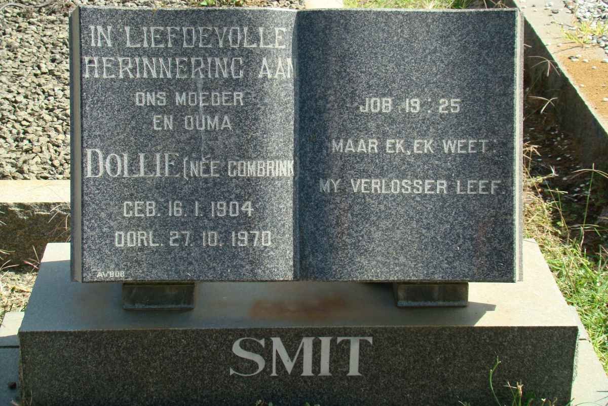 SMIT Dollie nee COMBRINK 1904-1970