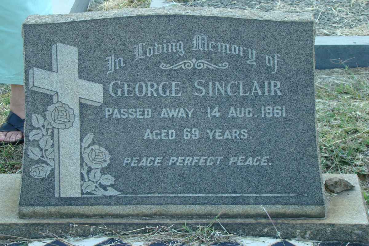 SINCLAIR George -1961