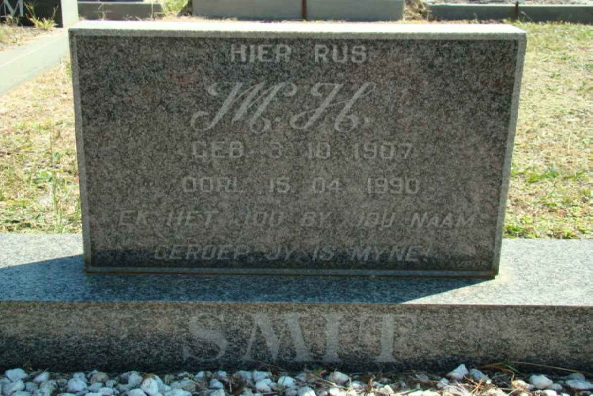 SMIT M.H. 1907-1990