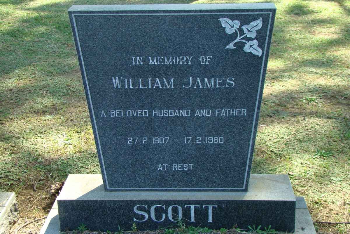 SCOTT William James 1907-1980