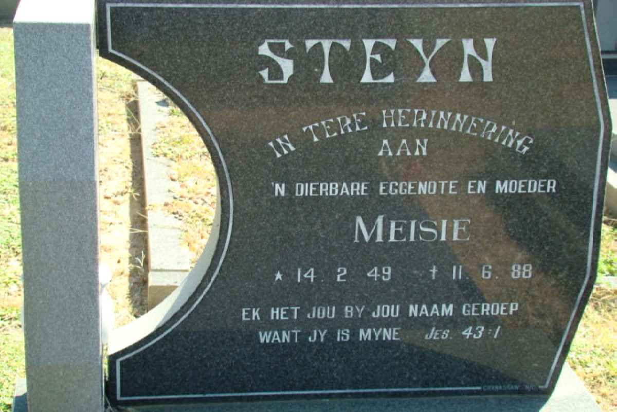 STEYN Meisie 1949-1988