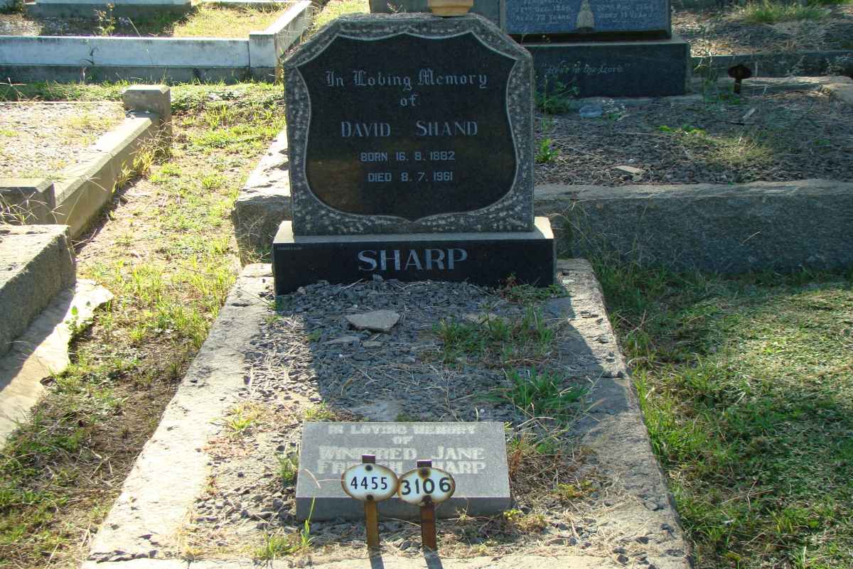 SHARP David Siland 1882-1961 &amp; Winifred Jane French
